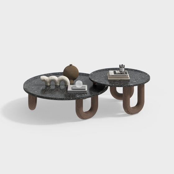 Streamlined Coffee Table 3D model