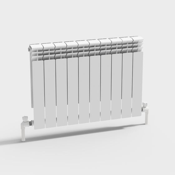 Modern Minimalist Radiator 3D Model