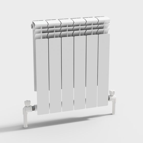 Elegant Minimalist Radiator 3D model