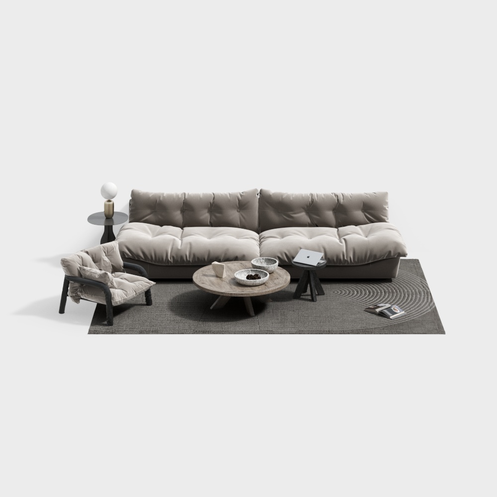 Set divano moderno per soggiorno BAXTER