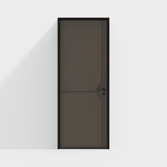 Urban Door Low-Poly 3D model