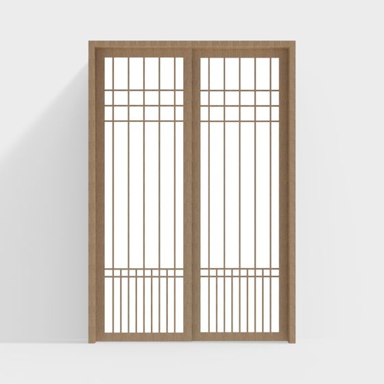 Shoji Screen Door 3D model