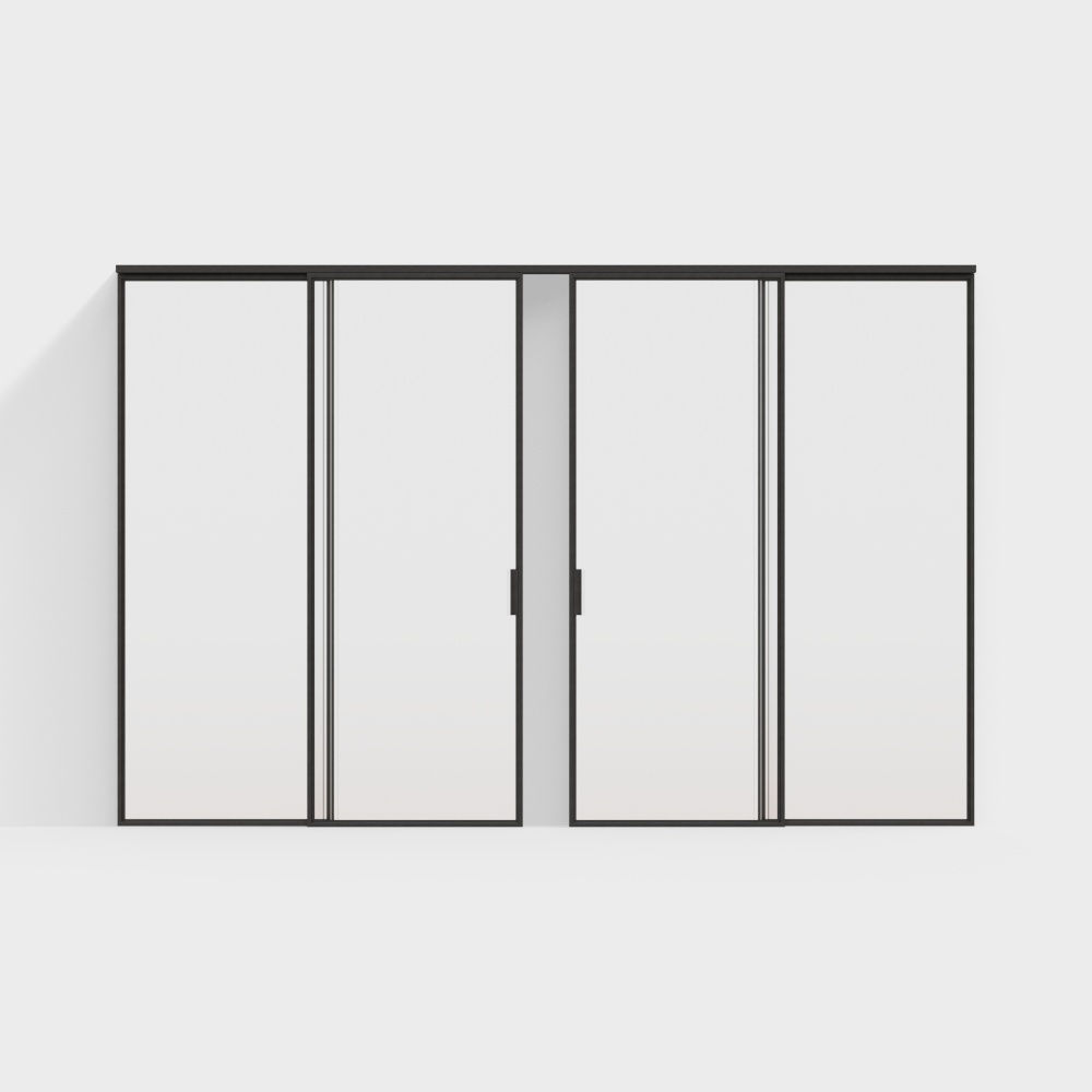 Современные раздвижные стеклянные двери