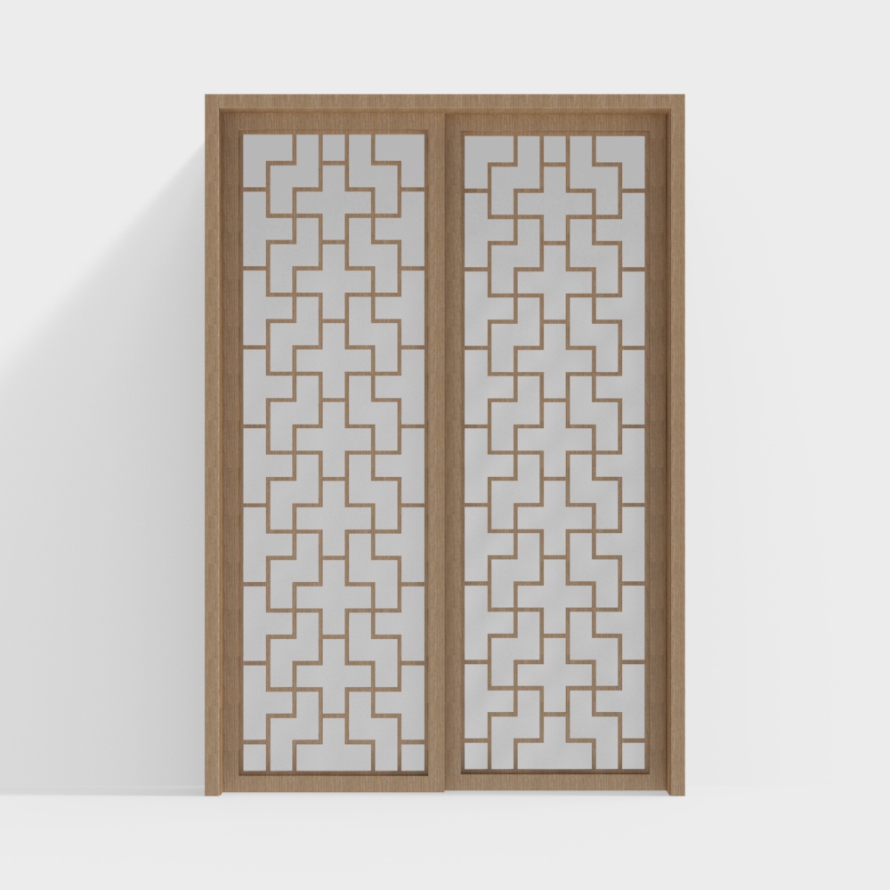 Portes en bois découpé