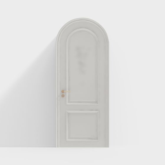 Elegant Arched Door 3D model for Creative Projects
