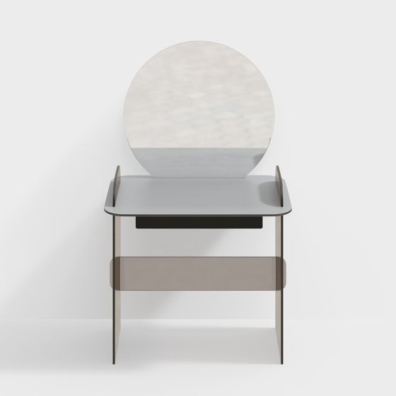 Comò trasparente in acrilico