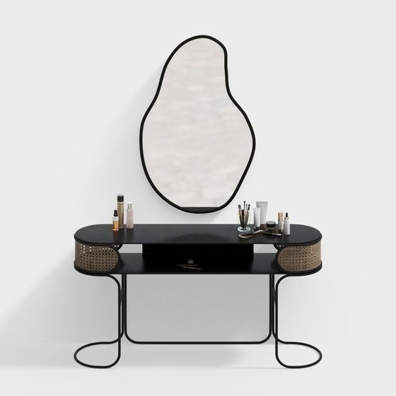 Stylish Vanity Table 3D model for Contemporary Homes