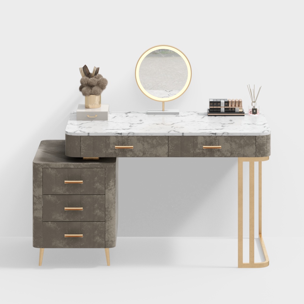 Comò moderno in tessuto