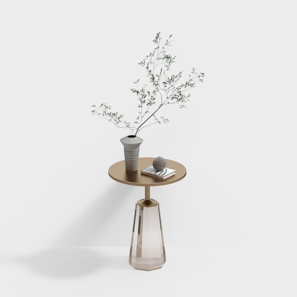 현대적인 유리 금테 가장자리