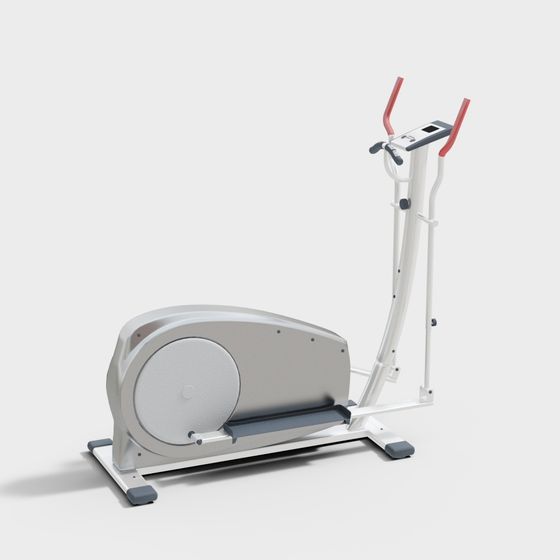 Low Poly Elliptical Machine 3D model