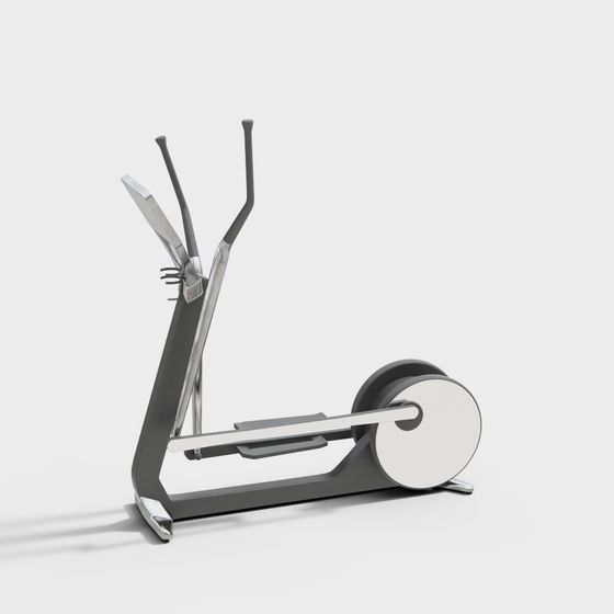 Stylish Low-Polygon Elliptical Machine 3D model
