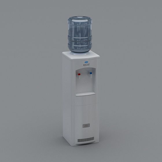 Minimalist Water Dispenser 3D model for Office Spaces