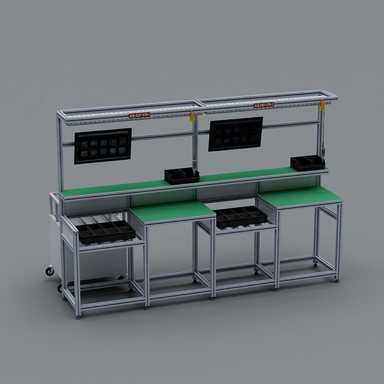 Industrial Assembly Workstation 3D model