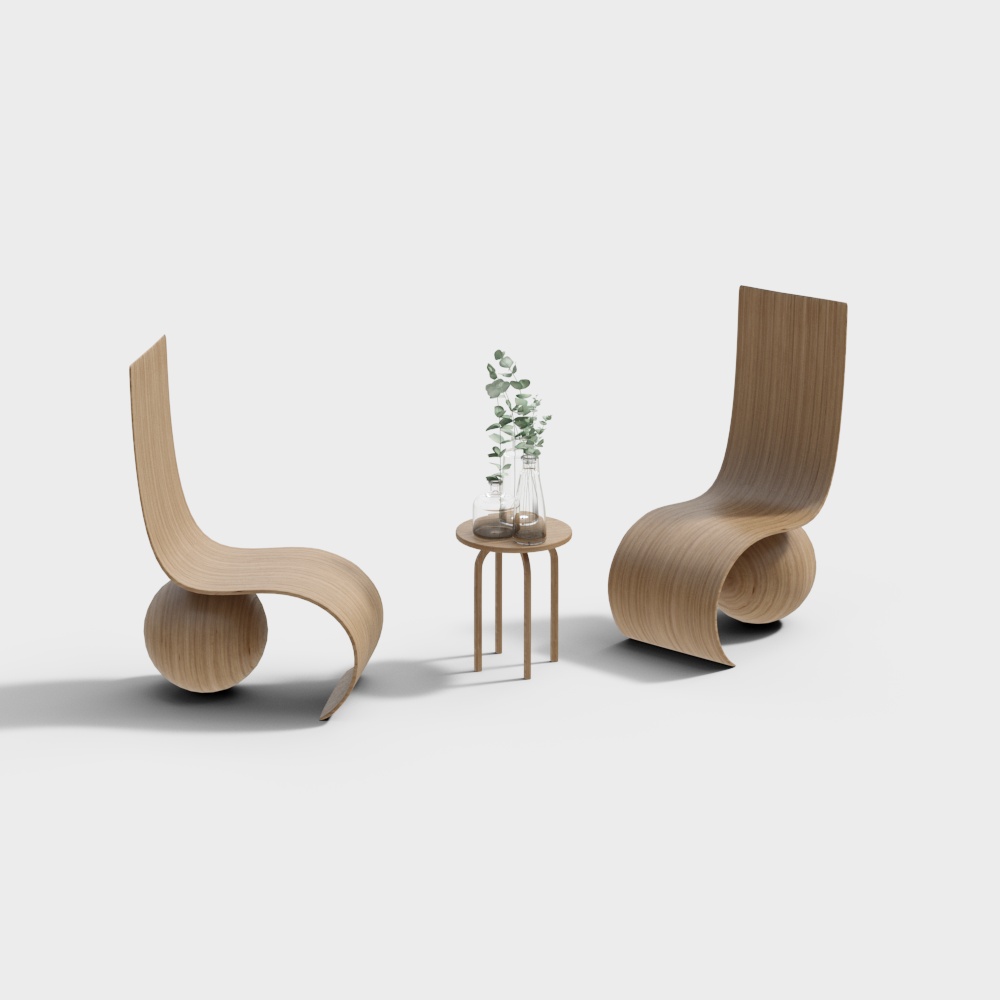 New Chinese side chair