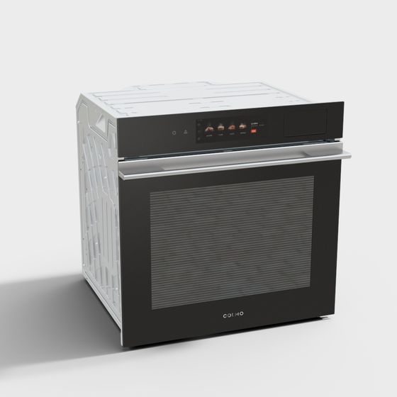 Stylish Smart Oven 3D model for Modern Kitchens