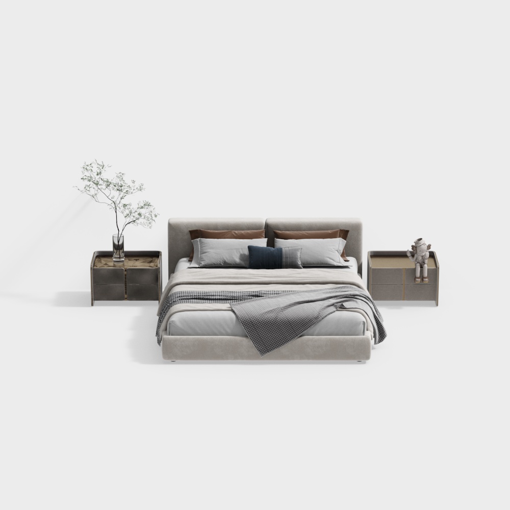 Simple Double Bed