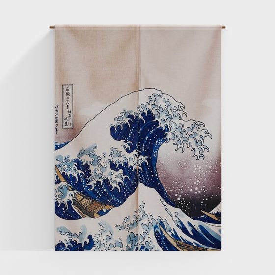 The Great Wave Off Kanagawa 3D model