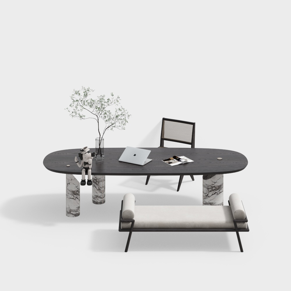 Combinaison de bureau et de chaise française