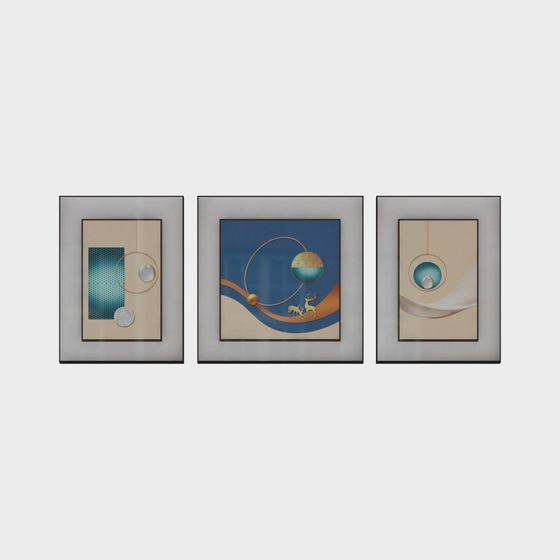 Abstract Picture Frame 3D model