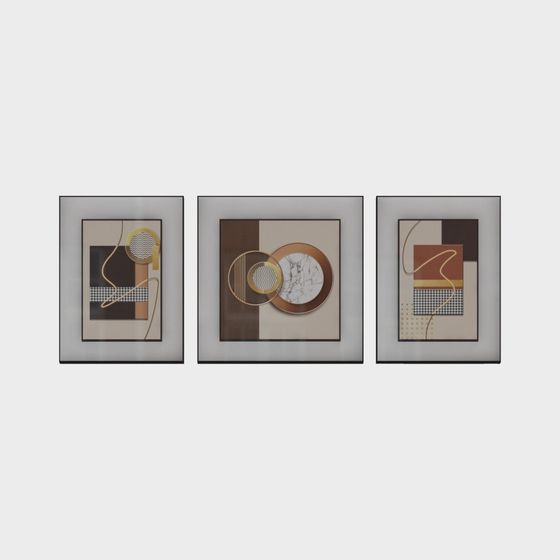 Abstract Picture Frame 3D model