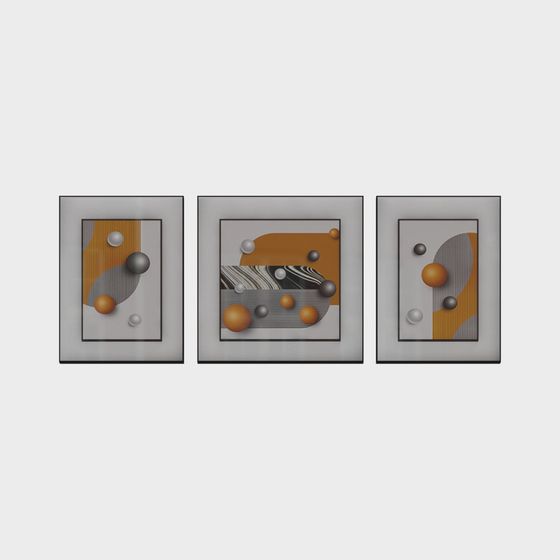 Abstract Art Series 3D Model