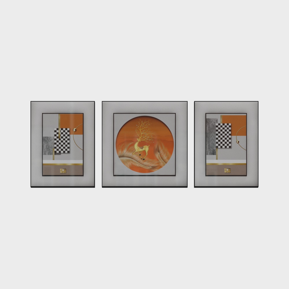 Light Luxury-Living Room Decoration Painting-SK-435