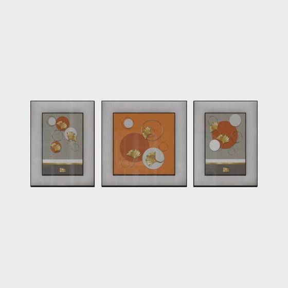 Peinture de décoration de salon de luxe léger-SK-448