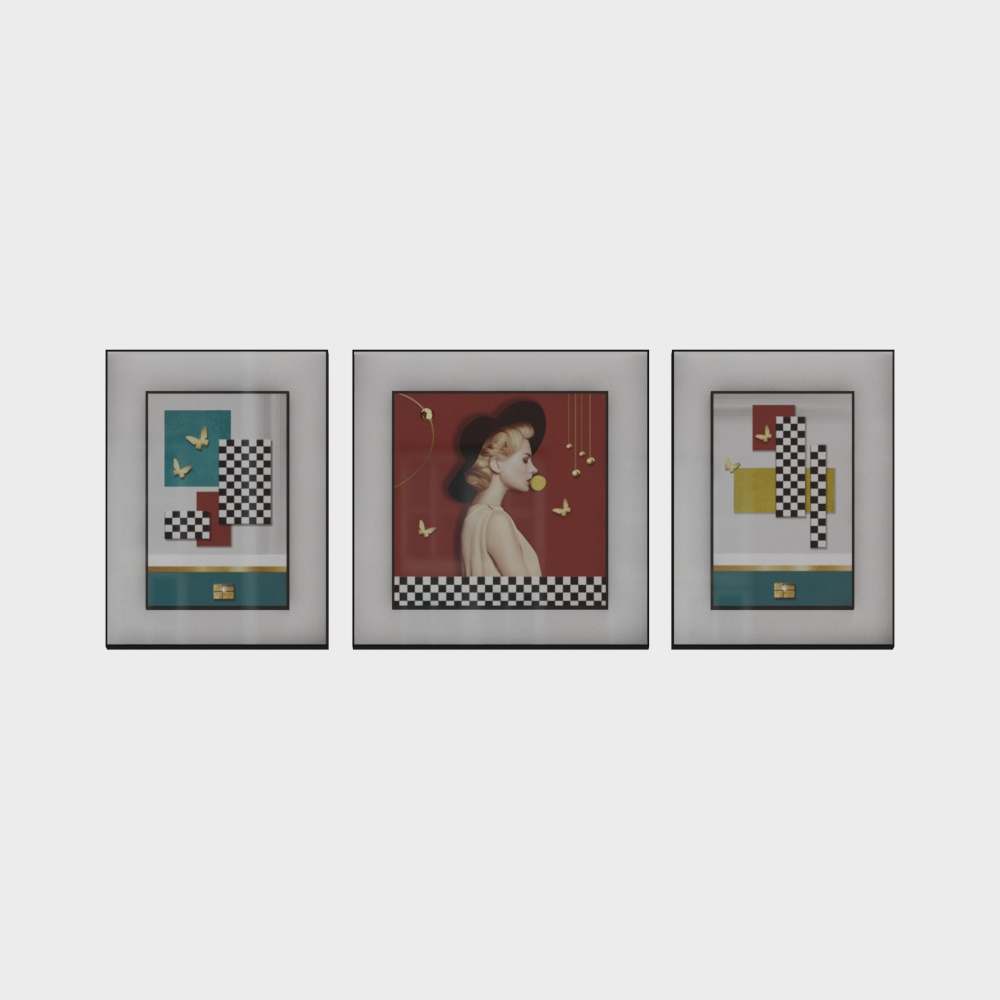 Light Luxury-Living Room Decoration Painting-SK-441