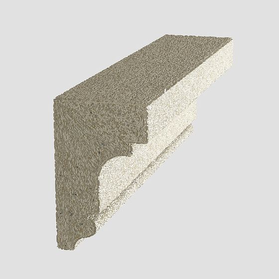 Sleek Gray Waist Line 3D Model