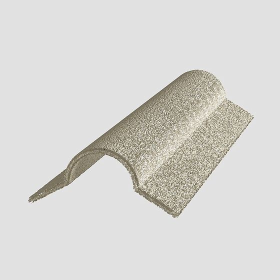 Decorative Roof Trim 3D Model in Gray