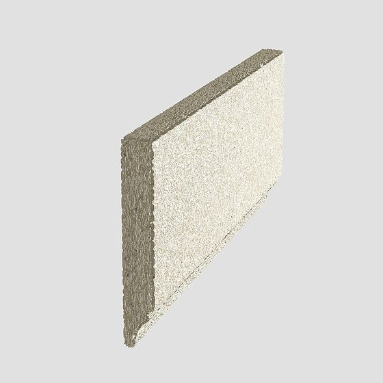 Elegant Gray Column Cap Line 3D Model