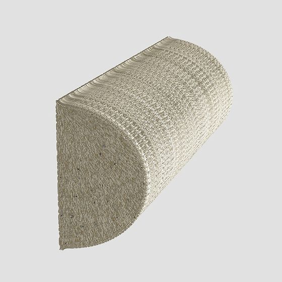 Elegant Gray Decorative Trim 3D Model