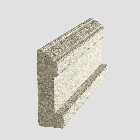 Waist Line-39 Decorative Strip 3D Model in Gray