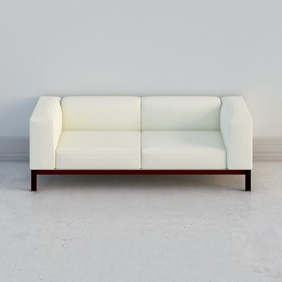 Urban Comfort Low-Poly Sofa 3D model