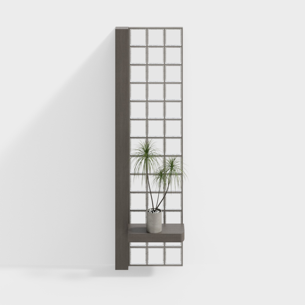 Partition 3D Model for Stylish Space Division