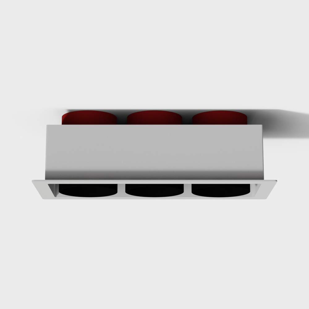 CX2 Grille Spotlight Three-Ended Cut-out: 55×155mm