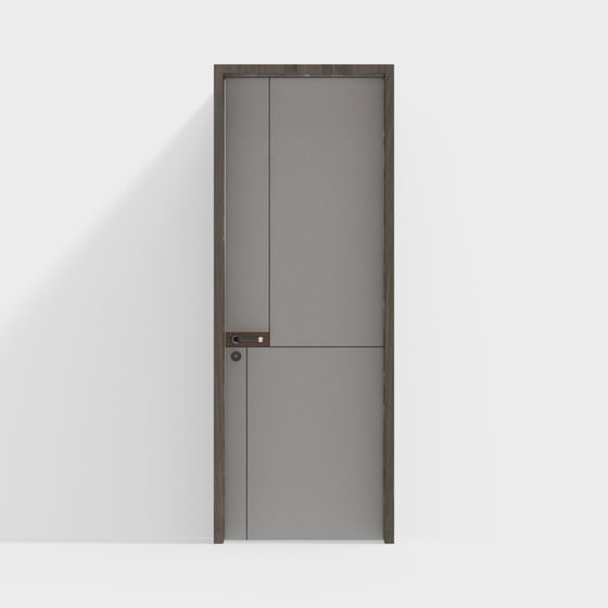 Modern Minimalist 3D Door Model Design