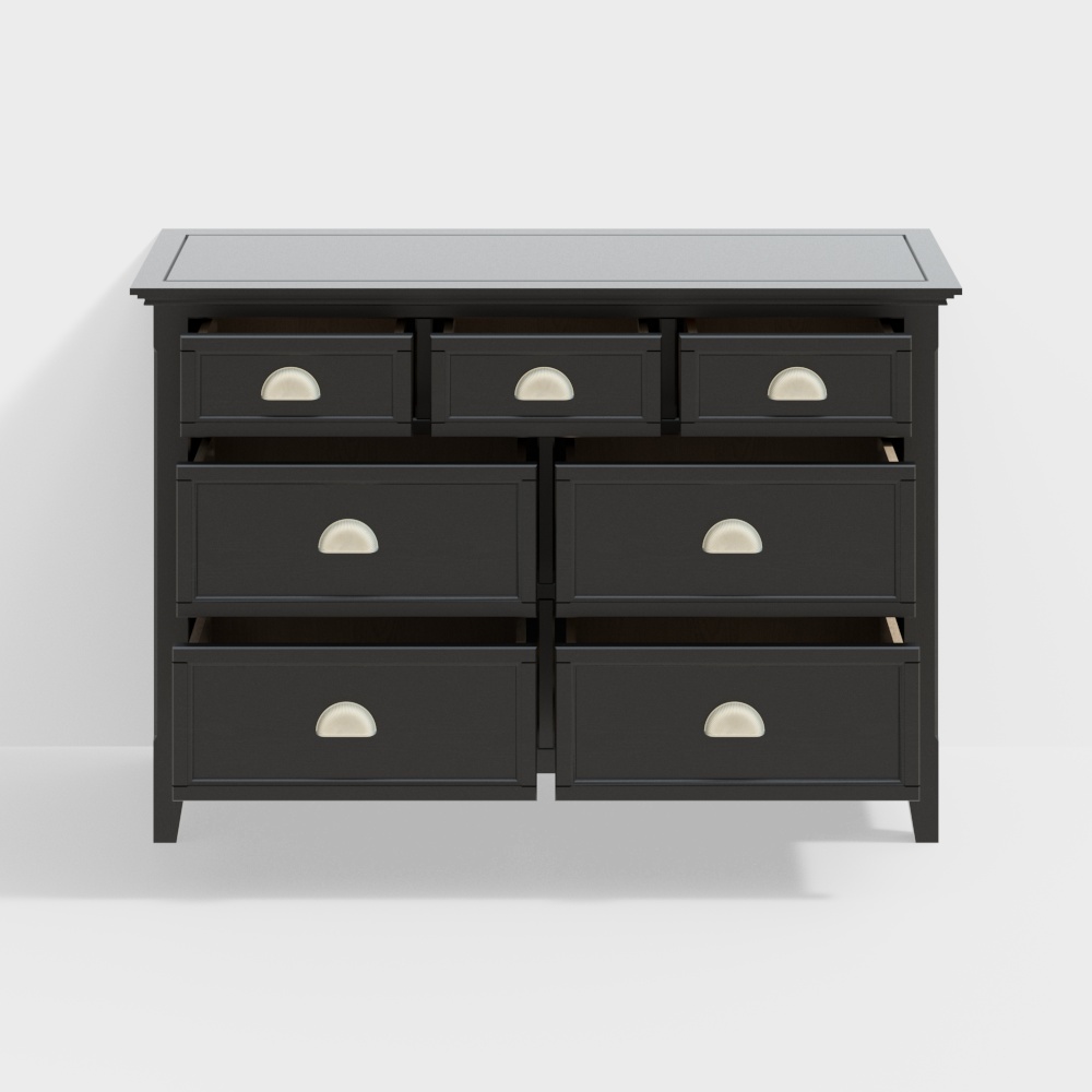 Urban Corner Storage Cabinet 3D model