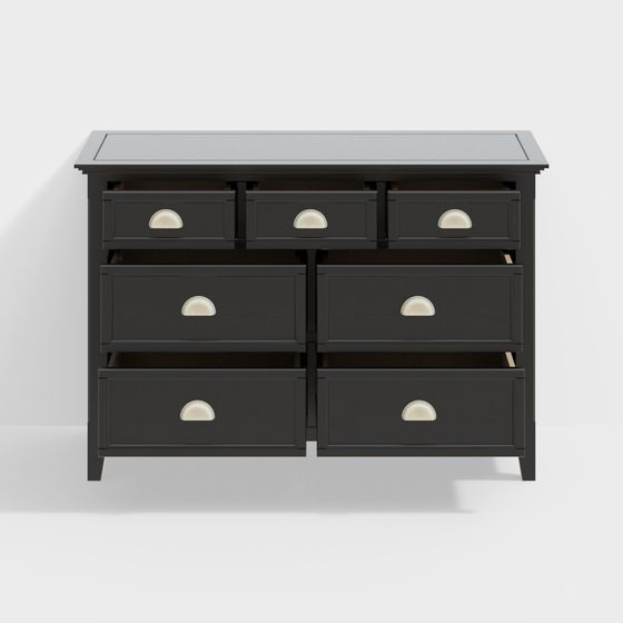 Urban Corner Storage Cabinet 3D model for Modern Spaces