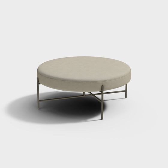 Unique Round Stool 3D Model for Modern Interiors