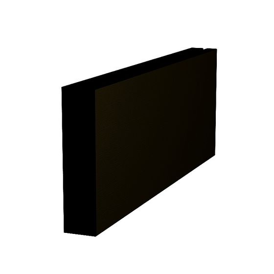 Modern Baseboard,Black