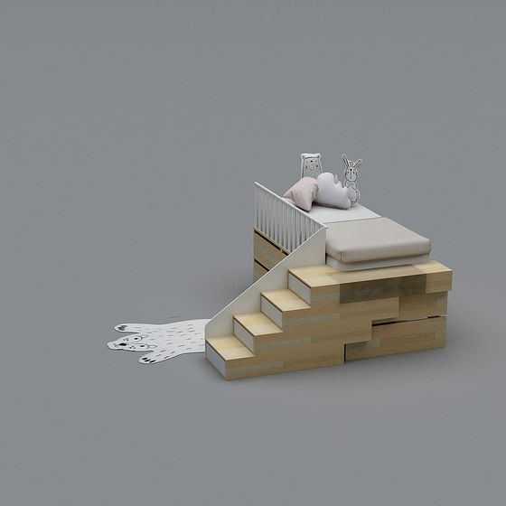 Children's Bedroom Corner 3D model