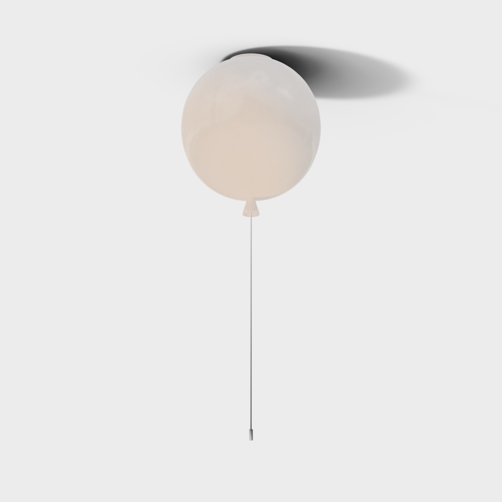 Nordic yellow ball ceiling lamp