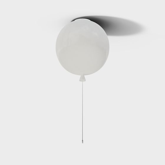 Dreamy Floating Balloon 3D model