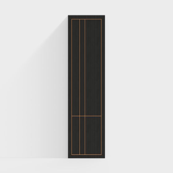 Minimalist Wooden Panel 3D model