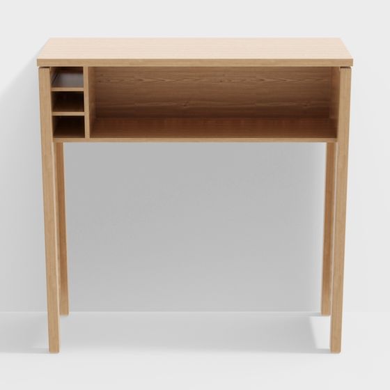 City Corner Desk 3D model for Modern Spaces