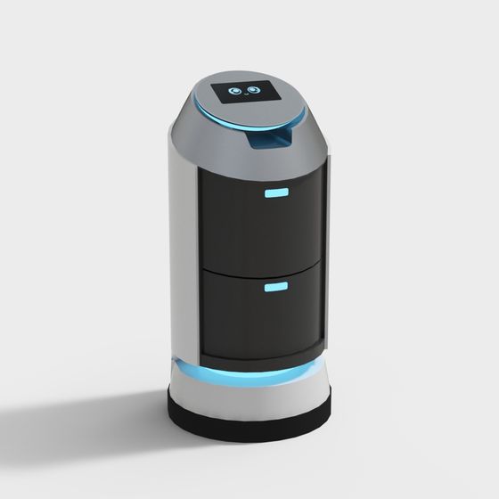 Futuristic Intelligent Robot 3D model