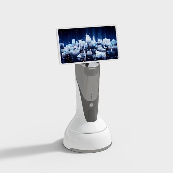 Futuristic Interactive Terminal 3D model