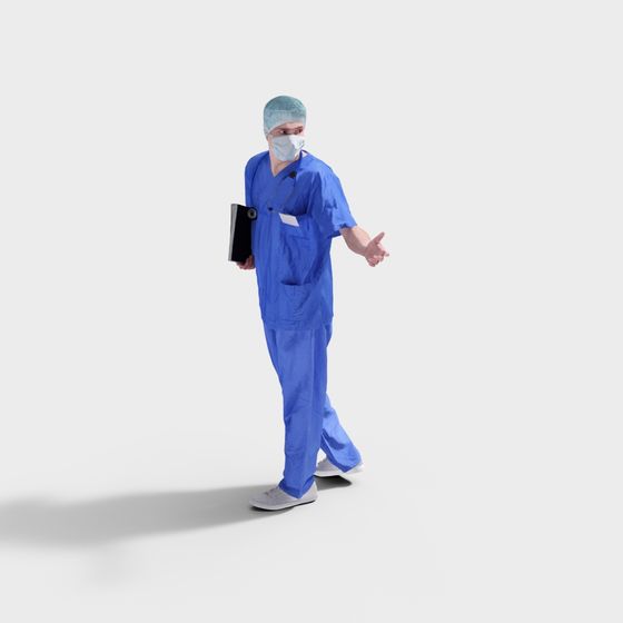 Surgeon 3D Model - Guardian on the Medical Frontline