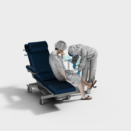 Realistic Hospital Ward 3D model for Creative Projects